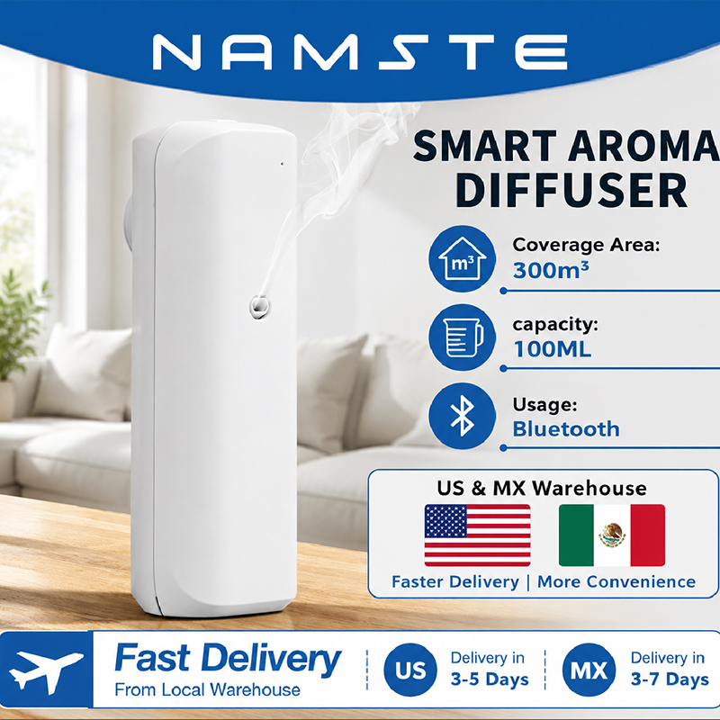 Home Fragrance Essential Oils - NAMSTE Aromatic Oil Diffuser Bluetooth Fragrance