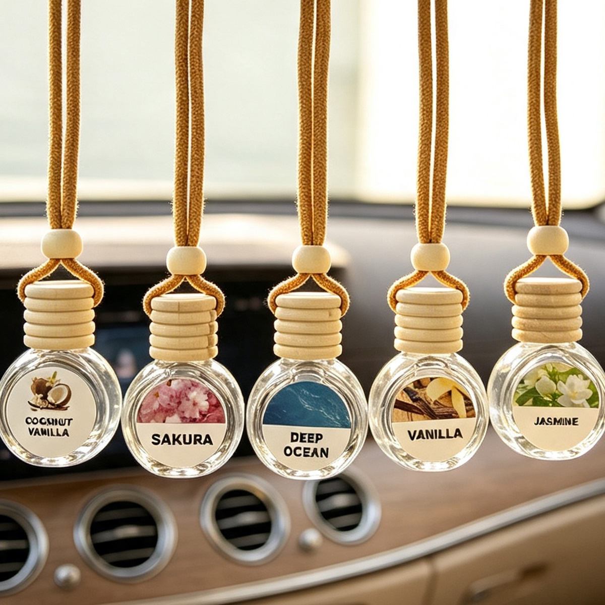 Home Fragrance Options - Two 10ml bottles of car and