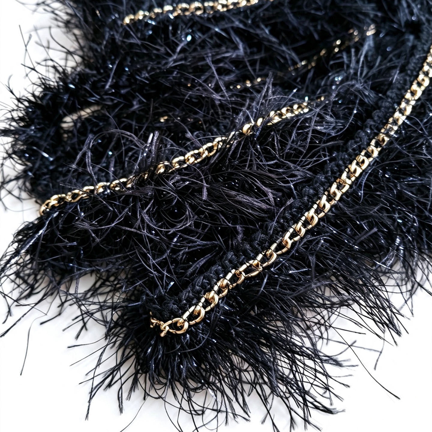 3 Meters Black Faux Feather Ta - Home Fragrance No 3 评论和价格