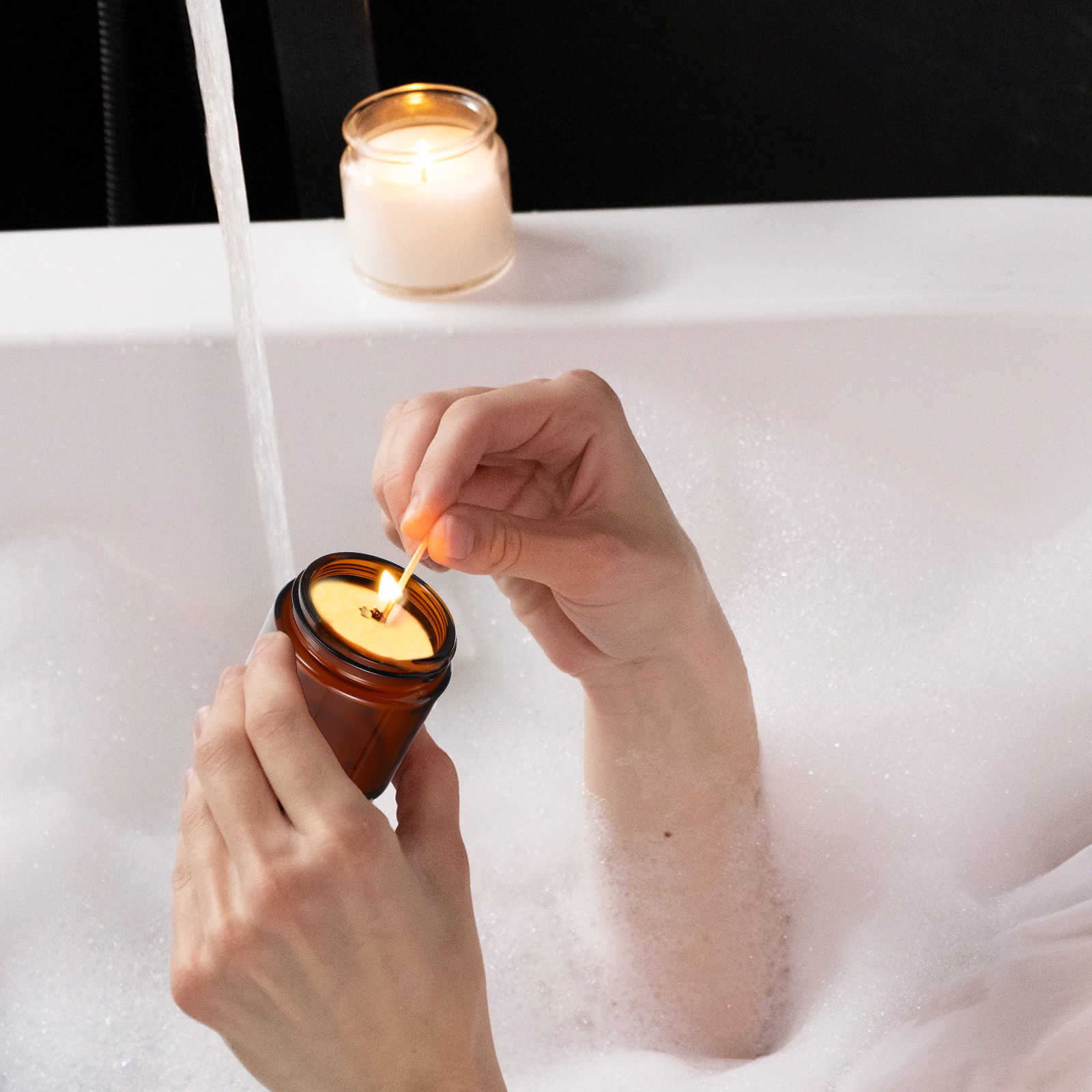 4Pcs Glass Jars Wooden Lid Con - Home Fragrance Jar 评论和价格