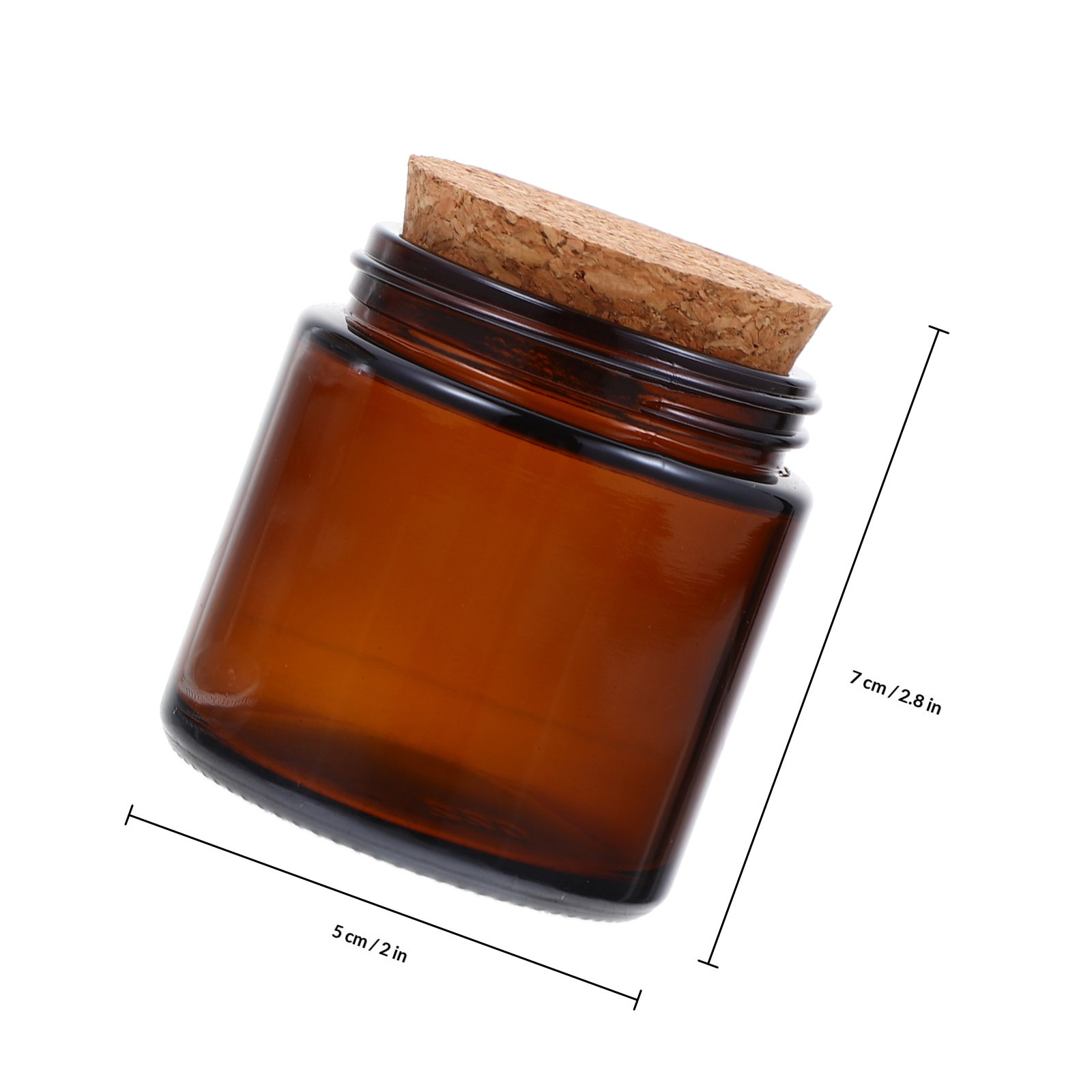 4Pcs Glass Jars Wooden Lid Con - Home Fragrance Jar 评论和价格