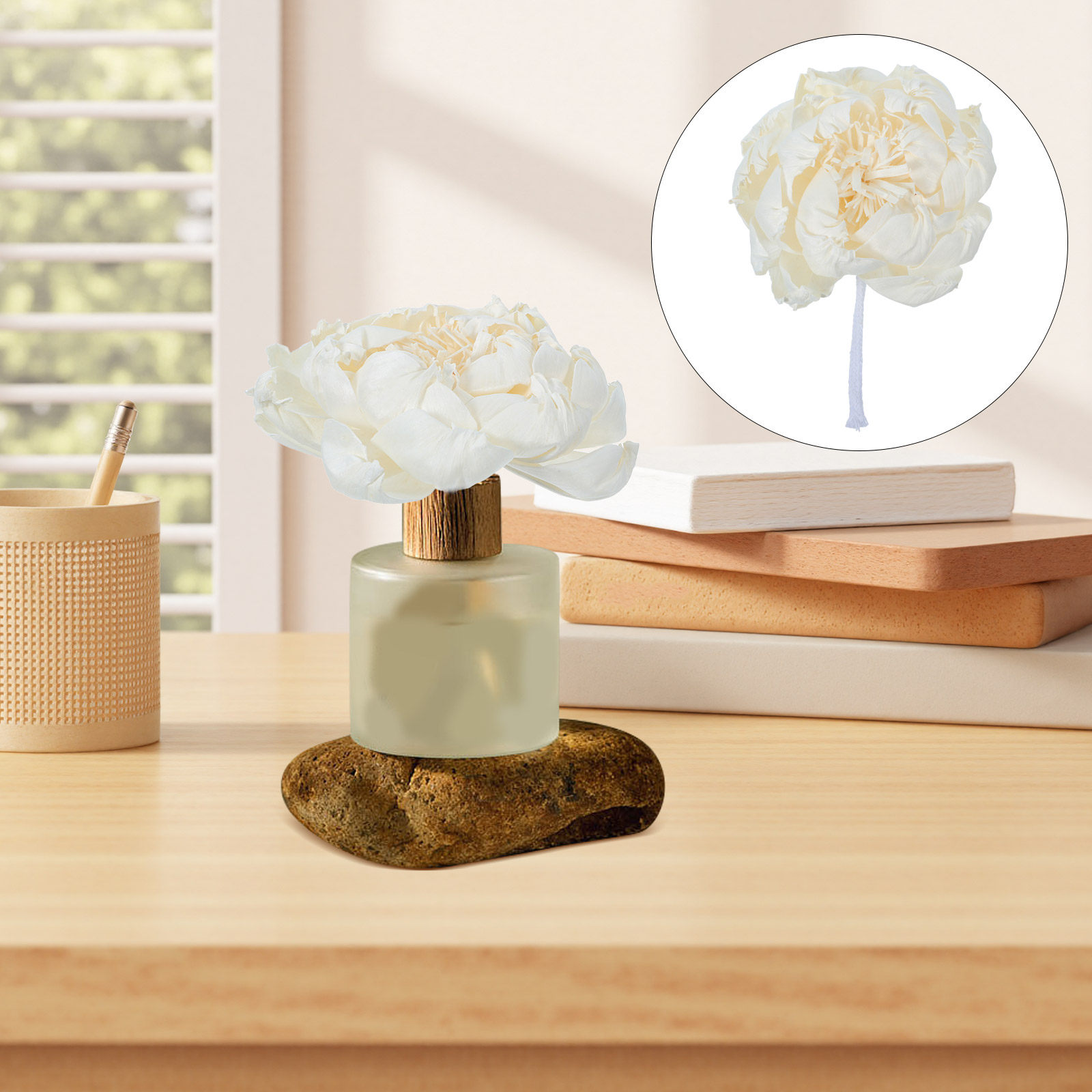 Peony Head Fragrance Diffuser  - Home Fragrance Essential Oils 评论和价格