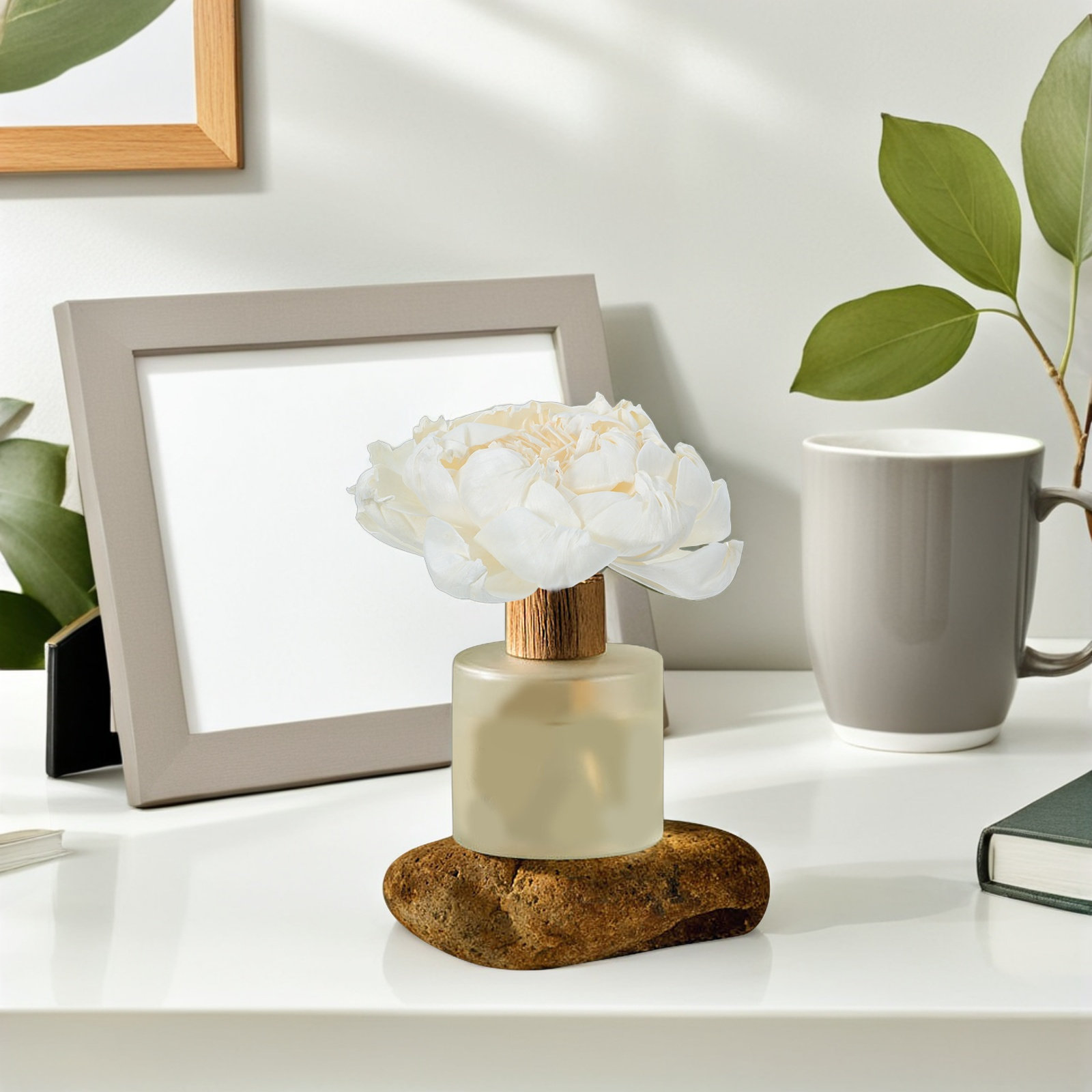 Peony Head Fragrance Diffuser  - Home Fragrance Essential Oils 评论和价格