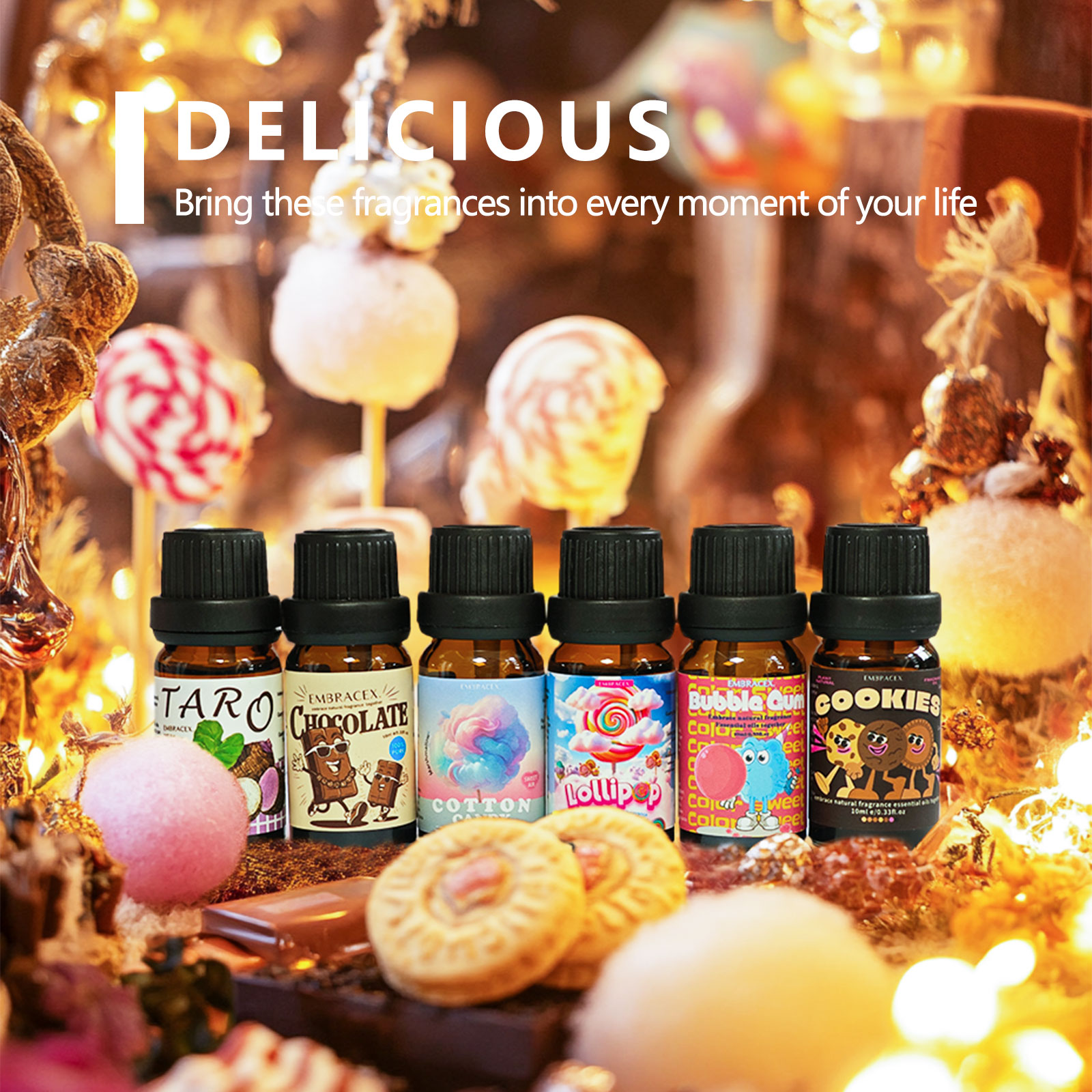 6PC/1Set Delicious Fragrance O - Home Fragrances 评论和价格