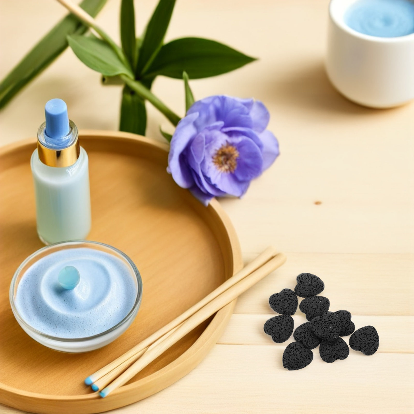 20Pcs Aromatherapy Heart Rocks - Home Fragrances 评论和价格