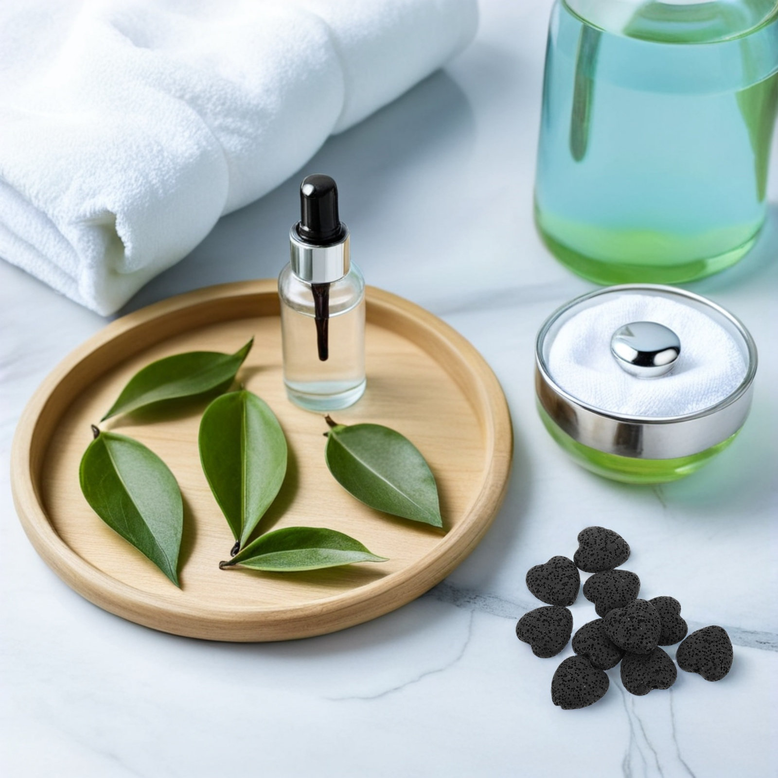 20Pcs Aromatherapy Heart Rocks - Home Fragrances 评论和价格