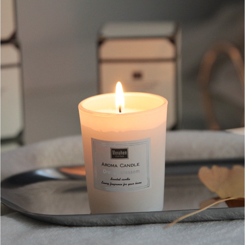 3-Color Glass Jar Scented Cand - Home Fragrance Options 评论和价格