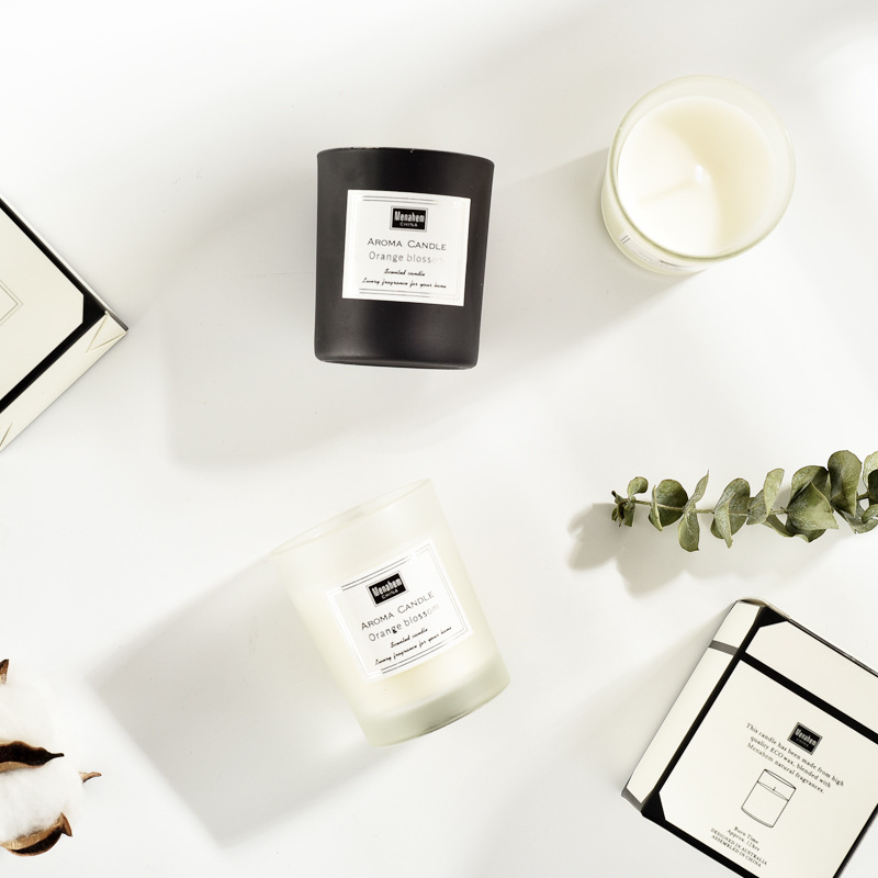 3-Color Glass Jar Scented Cand - Home Fragrance Options 评论和价格