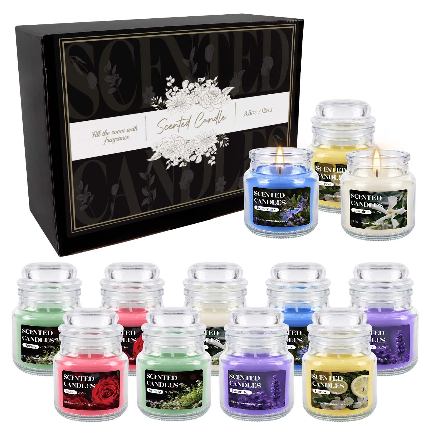 12-Pack Small Rotating Bottle  - Home Fragrance Options 评论和价格