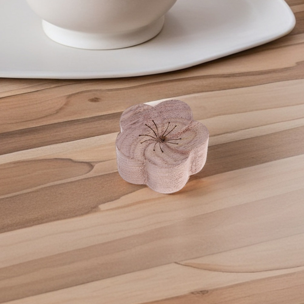 2Pcs Plum Blossom Wooden Essen - Home Fragrance Essential Oils 评论和价格