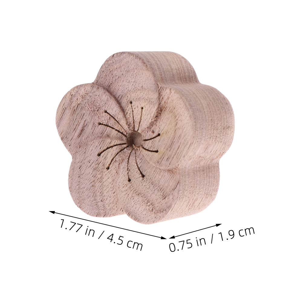 2Pcs Plum Blossom Wooden Essen - Home Fragrance Essential Oils 评论和价格