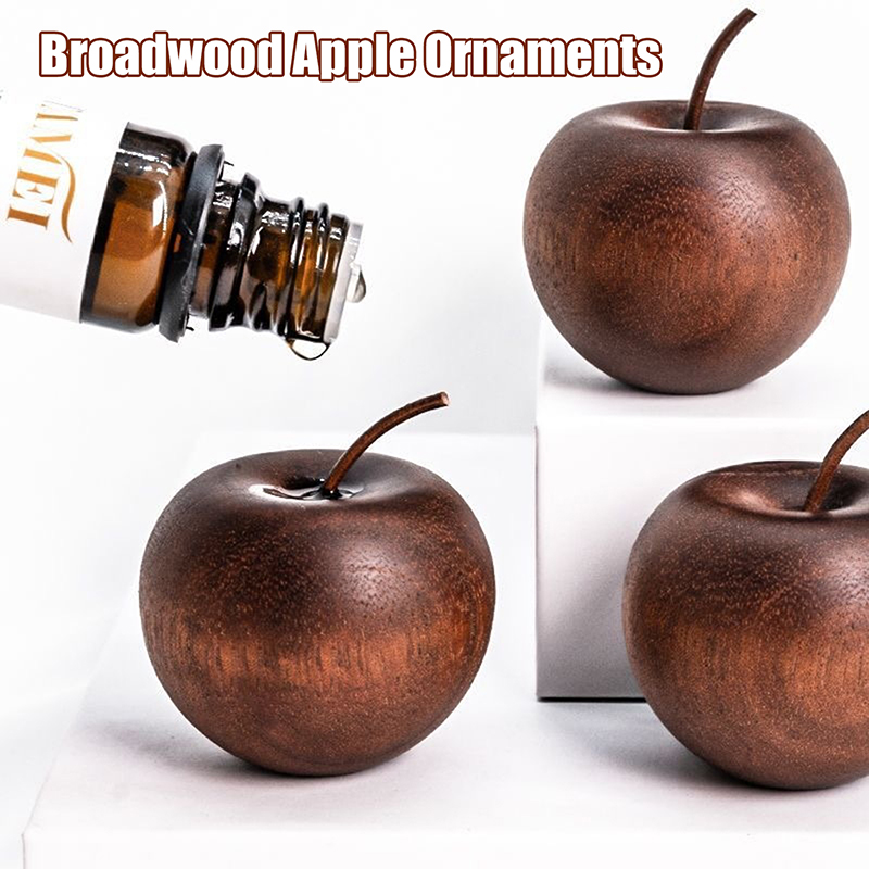 3/1Pcs Wooden Apple Shaped Ess - Home Fragrance No 3 评论和价格