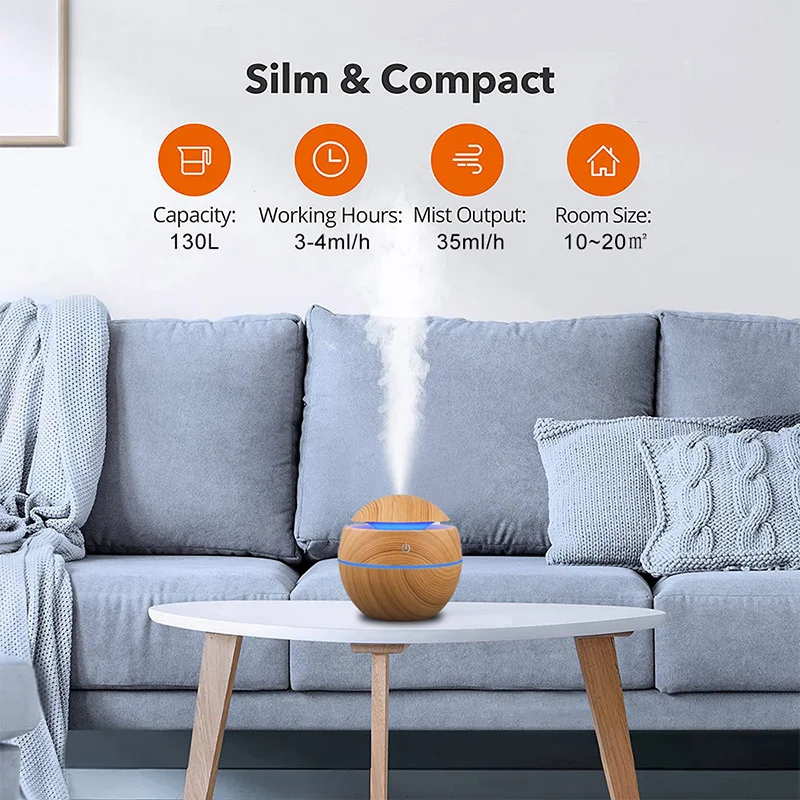 USB Ultrasonic Cool Mist Spray - Home Fragrance Diffuser Electric 评论和价格