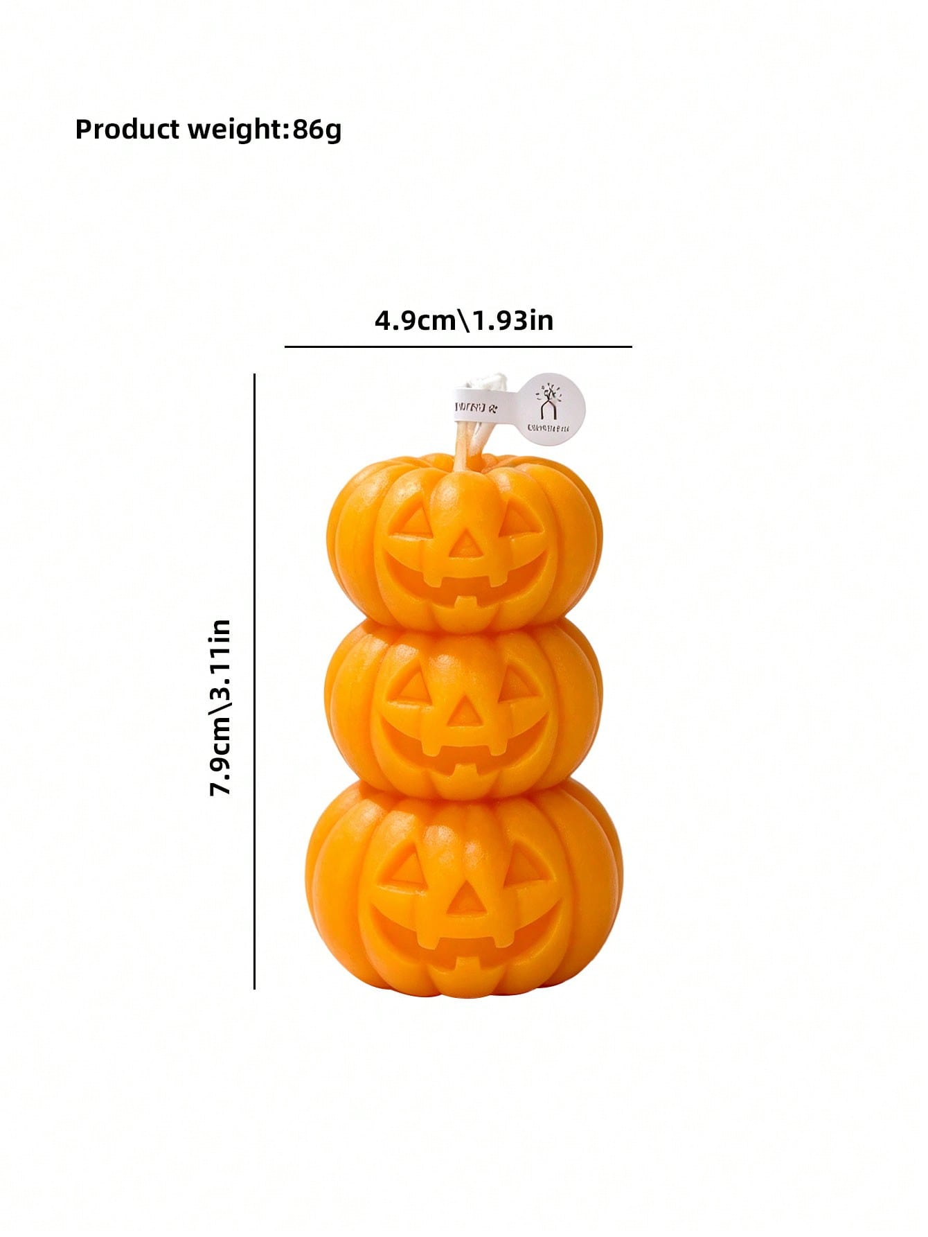1pc Halloween 3-Layer Pumpkin  - Home Fragrances 评论和价格